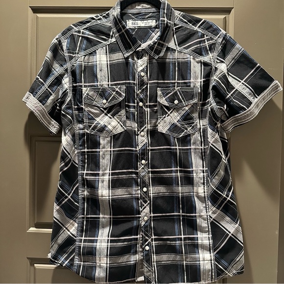 BKE Buckle Men’s Button Up Shirt Large - Picture 1 of 3